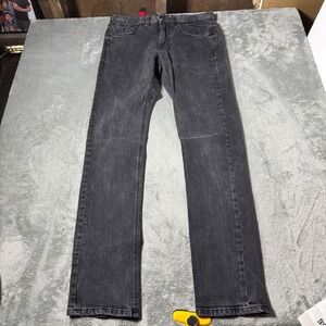 PrAna Straight Fit Jeans Men's 30x34 (32x32)  Black Denim Casual Pants